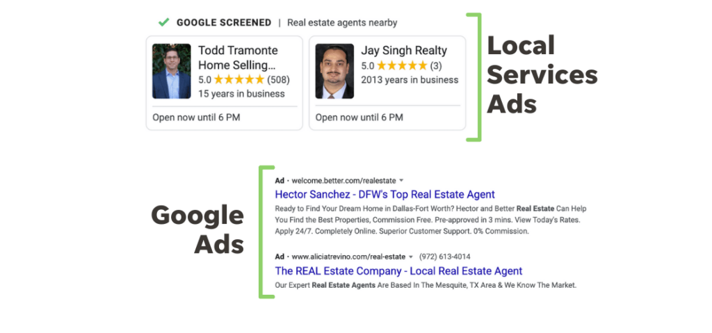 Google Local Services Ads VS Google Ads