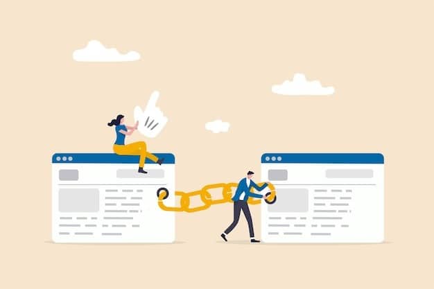 graphic refering to link building